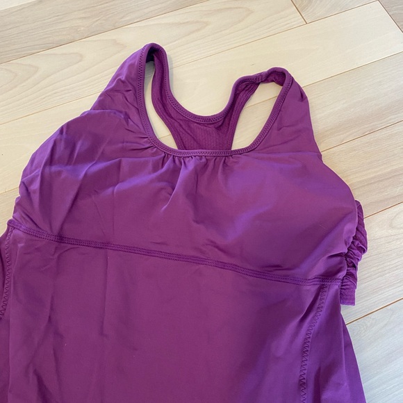 Purple Lululemon workout shirt - Picture 2 of 4
